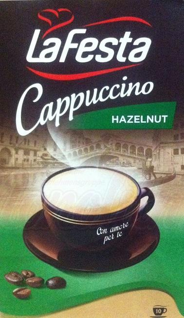 Cappuccino con gusto di nocciole "LaFesta HAZELNUT" 12,5g