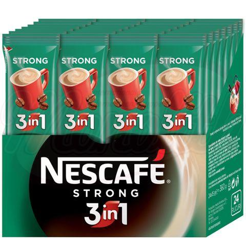 Cafea instant „NESCAFE” 3 în 1 puternică, 15 g