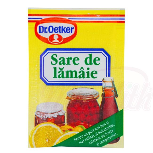 Acido citrico "Sare de lamaie" 8g Dr. Oetker