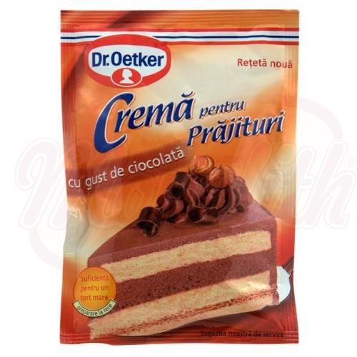 Crema de prajitura cu aroma de ciocolata "Crema pentru prajituri cu gust de ciocolata" 55g Dr. Oetker