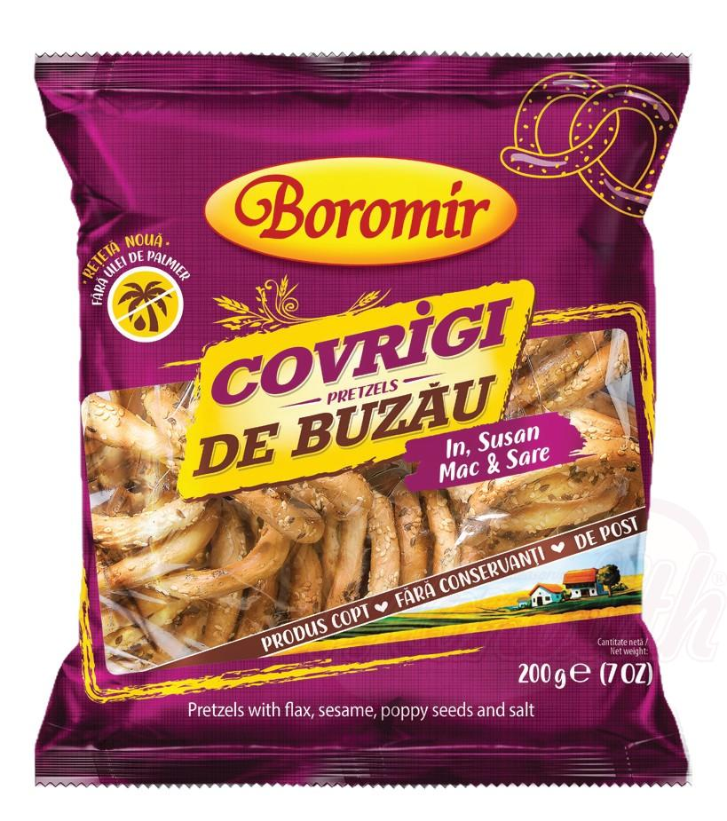 Covrigi Boromir Susan mac & sare/Sare/Clasic 200 g