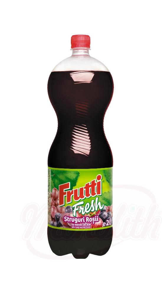 Bevanda analcolica gassata con gusto di Limone e fiori di sambuco/Uva rossa/Tutti frutti/Pompelmo/Pesca/Arancia "Frutti Fresh" 1,5lt