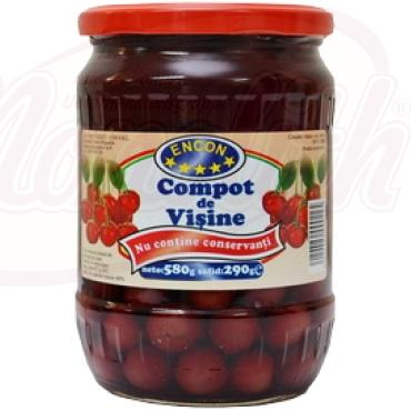 Amarene sciroppate "Compot de visine" 580 g ENCON