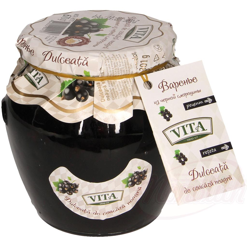 Dulceață extra - zmeură/nuci/coacăze negre/căpșuni 680 g VITA