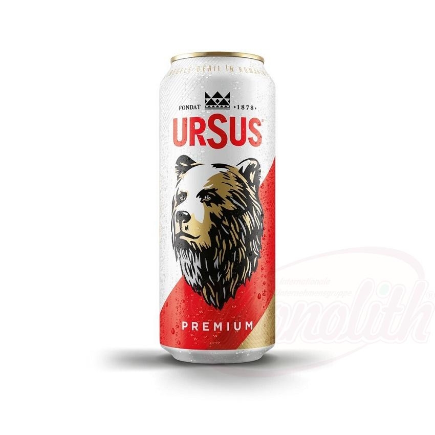 Birra chiara "URSUS" Alc.5% vol. (lattina 500 ml)