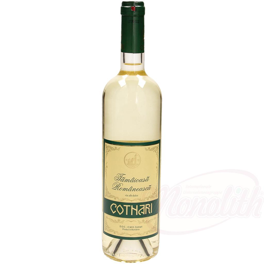 Vino bianco dolce "Tamaiosa Romaneasca", 750 ml Alc.12%vol.